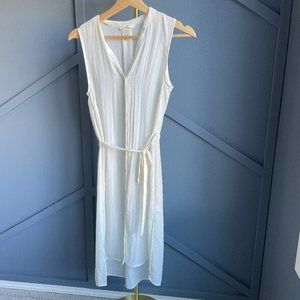 H&M Sleeveless Button Up Tie Dress - Never Worn